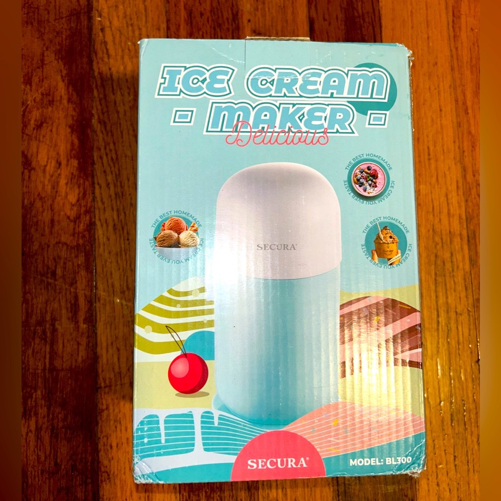 Secura ice cream maker